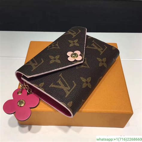 louis vuitton monogram canvas victorine wallet with flower charm m64203|Products by Louis Vuitton: Victorine Wallet.